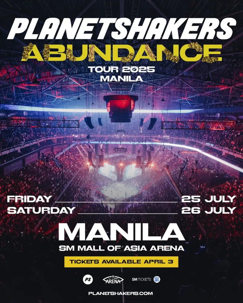 PLANETSHAKERS ABUNDANCE TOUR 2025 LIVE IN MANILA JUL 23