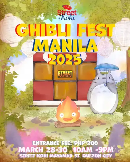 Ghibli Fest Manila The Final Run Ghibli Summer Art Fair