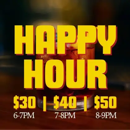 Happy hour at sam fancy