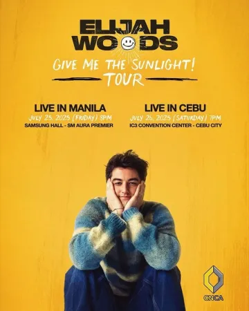 Elijah Woods Give Me The Sunlight Tour Live In Manila