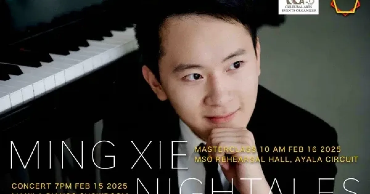 Ming Xie in Nightales – A Piano Recital | The Beat Manila