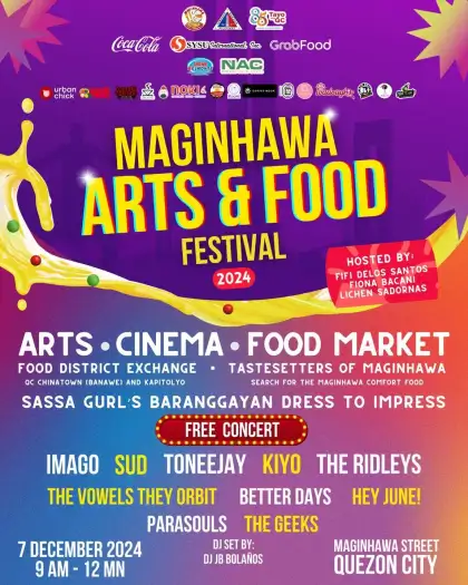 MAGINHAWA ARTS FOOD DESTIVAL 2024