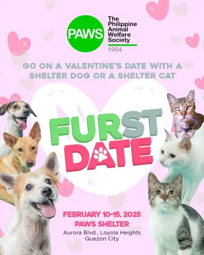PAWS ANNUAL FURST DATE Valentines fundraising event
