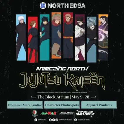 The first ever Jujutsu Kaisen Pop Up in the Philippines finally comes to life at SM North EDSA In its 5th year Animezing North in partnership with By SM City North Edsa 0