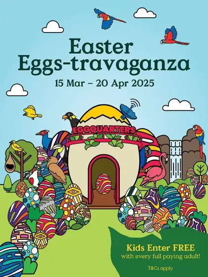 7 Easter Eggs-travaganza at Bird Paradise
