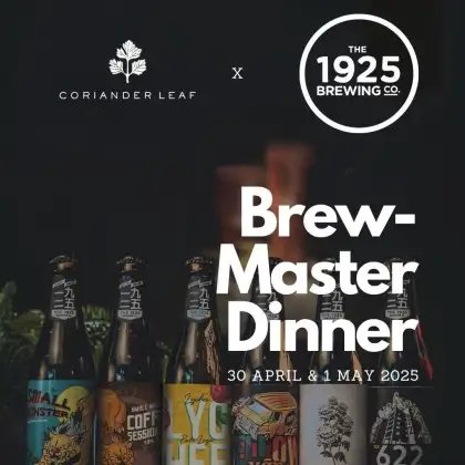 2 Coriander Leaf x 1925: Exclusive Beer & Pan-Asian Pairing Experience