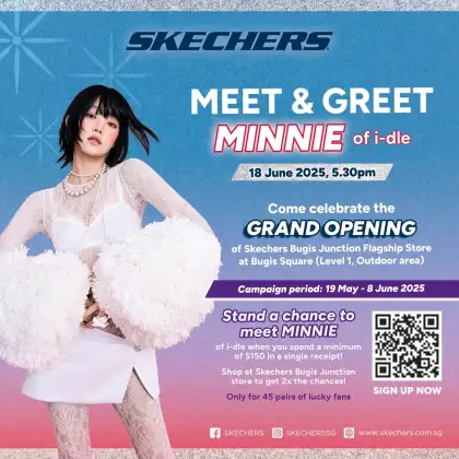 1 Skechers Bugis Junction Flagship Store Launch with MINNIE from i-dle