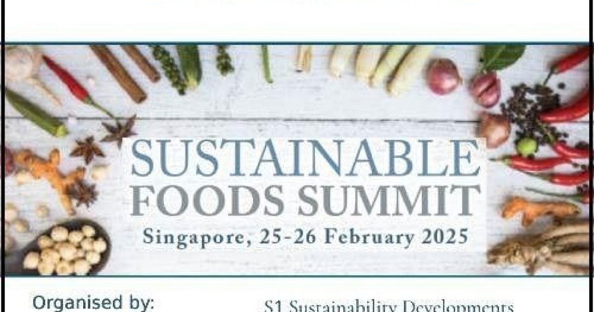 Sustainable Foods Summit 2025 in… | The Beat Singapore