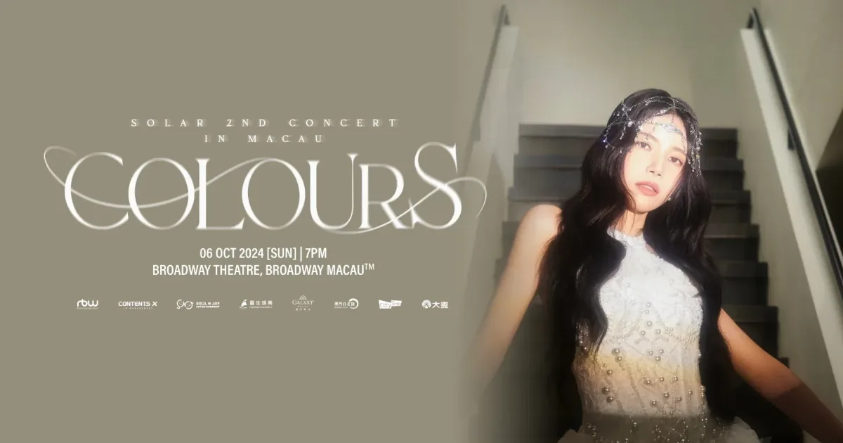 Solar 2nd CONCERT [COLOURS] IN MACAU | The Beat Macau
