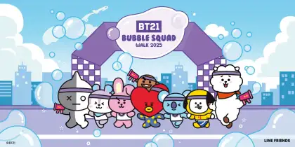 10 BT21 Bubble Squad Walk 2025
