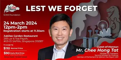 SG100 Foundation 2024 Annual 22 Lest We Forget22 Lunch