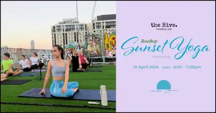 4. Rooftop Sunset Yoga with Mook