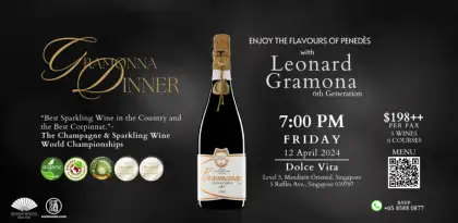 3. Gramona Wine Dinner with Leonard Gramona