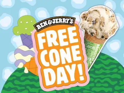 2. Ben & Jerry's Free Cone Day
