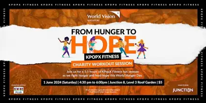 6. KPOPX Fitness Charity Workout Session with World Vision Singapore