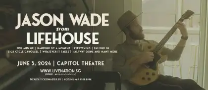 10. Jason Wade from Lifehouse Live in Singapore