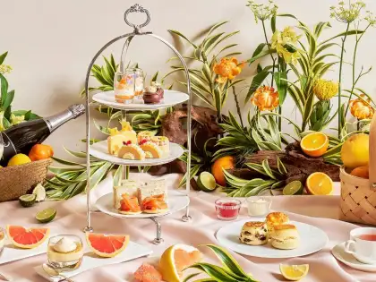 6. Citrus Afternoon Tea at The Grand Lobby