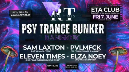 5. PSY-Trance Bunker BANGKOK