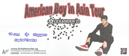 3. Alexander 23 ‘American Boy in Asia’ in Singapore