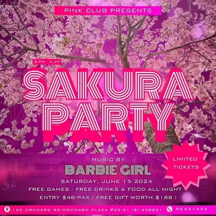 6. Sakura Party in Orchard Plaza