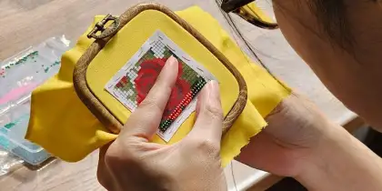 5. Peranakan Beads Embroidery Workshop