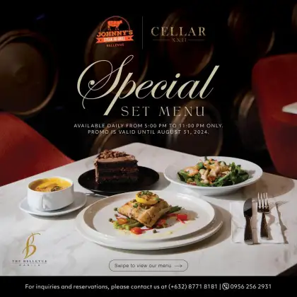 The Bellevue Manila Special Set Menu