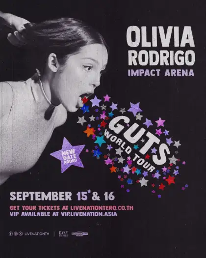 Olivia Rodrigo GUTS world tour in Bangkok