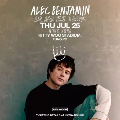 Alec Benjamin '12 Notes Tour' in Hong Kong