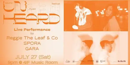 UNHEARD 2024: Reggie The Leaf & Co., SPORA, GARA