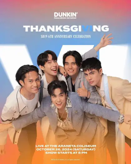 SB19 Dunkin PH Thanksging Its an excitin6 celebration like no other Dunkin presents officialsb19 THANKSGIVING