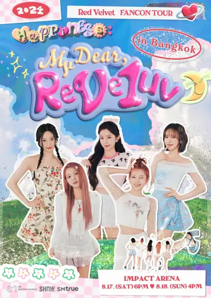 2024 Red Velvet FANCON TOUR HAPPINESS My Dear Re Ve1uv in BANGKOK