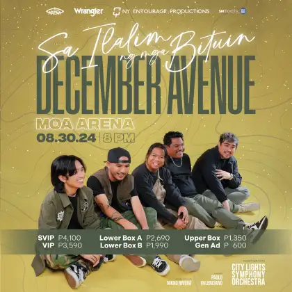 December Avenues 15th Anniversary Concert Sa Ilalim Ng Mga Bituin