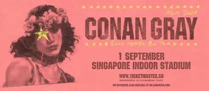 10. Conan Gray in Singapore