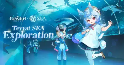 6. Genshin Impact x S.E.A. Aquarium Experience