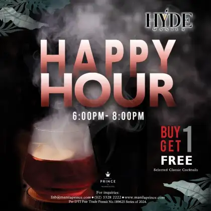 Happy Hour at Hyde Manila