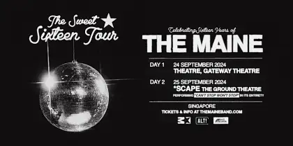 9. The Maine - Live in Singapore 2024
