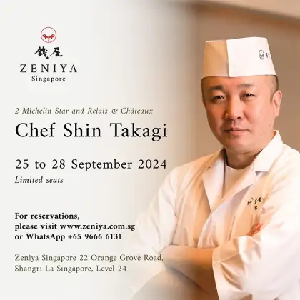 3. Dine with Chef Shin Takagi