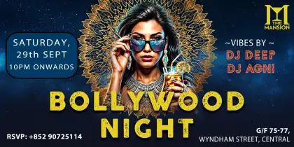 8. BOLLYWOOD NIGHT at THE MANSION