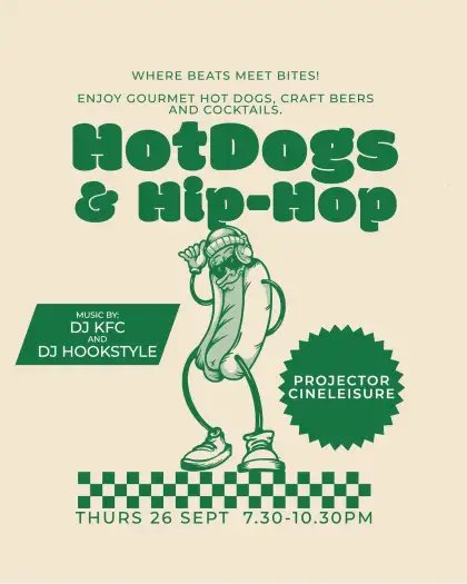 1. HOTDOGS & HIP-HOP