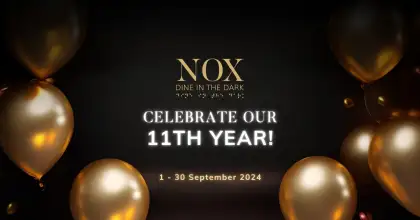 4. NOX - Dine in the Dark Turns 11 in September!