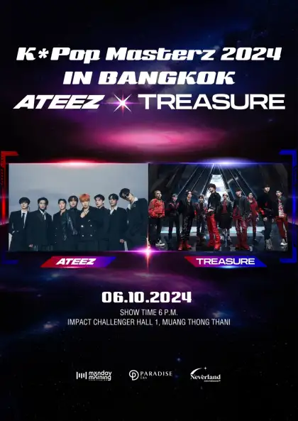 KPOP MASTERZ 2024 IN BANGKOK 2024 ATEEZ x TREASURE