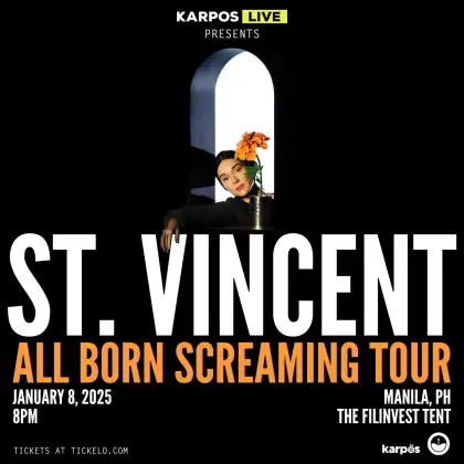 St Vincent All Born Screaming Tour in Manila
