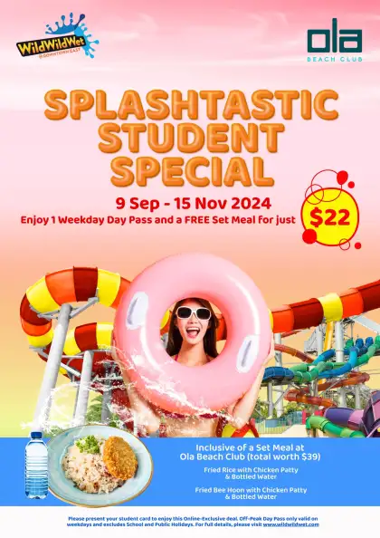 2. Wild Wild Wet Splashtastic Student Special 2024