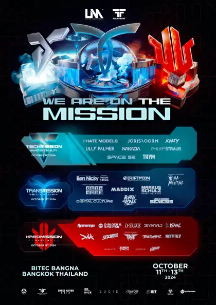 Techmission Transmission Hardmission Festival Thailand 2024