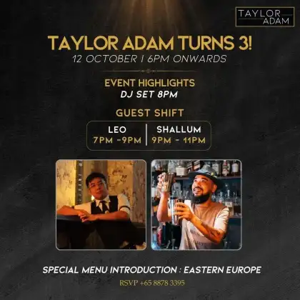 6. Taylor Adam Turns 3