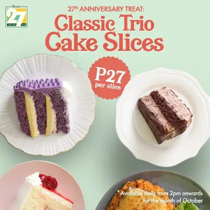 Contis Bakeshop Restaurant 27th Anniversary Treat