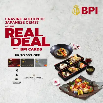 BPI 50 OFF at Yurakuen Japanese Restaurant