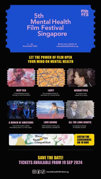 3. 5th Edition Mental Health Film Festival Singapore (2024)