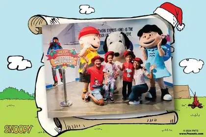7. Festive Wild-erland: Meet Your Favorite PEANUTS Characters
