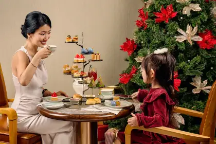 An Afternoon Tea with a Holiday Sparkle